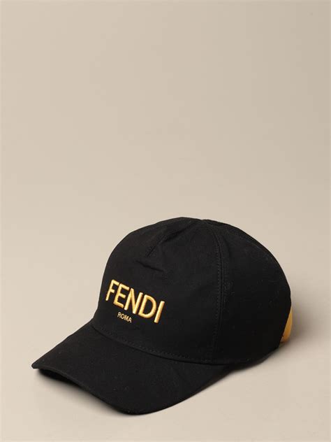 fendi black and white hat.